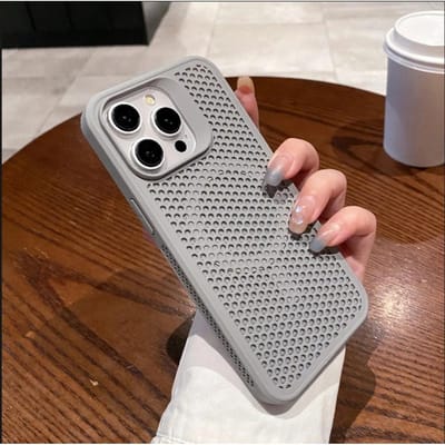 Warmteafvoer Mesh Magsafe Hoesje Voor iPhone 16 15 12 13 11 14 Pro Max plus Koel Ademend Magnetisch Draadloos Opladen Cover For iPhone 13