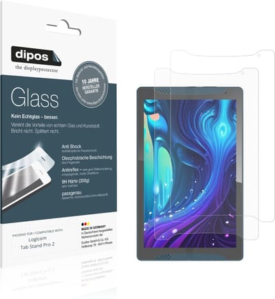dipos – 2x Matte Pantserfolie geschikt voor Logicom Tab Stand Pro 2 | 9H Screenprotector