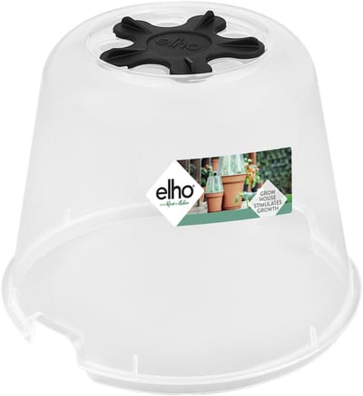 Elho Kweekhuis Green Basics - Kunststof - Transparant - D 17 Cm - Met Uv-filter