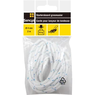 Sencys Starterskoord Grasmaaier Polyethyleen Ø4mmx2m