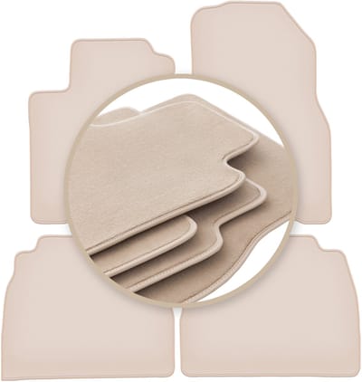 PREMIUM beige matten voor: Mercedes ML W163 SUV 1998-2005
