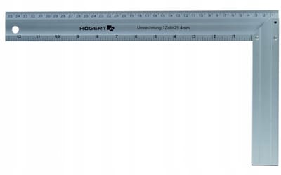 HOGERT Aluminium Winkelhaak 350x190mm voor Timmerwerk