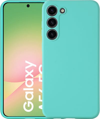 Hoesje geschikt voor Samsung Galaxy A56 hoesje zacht siliconen- Arara backcover - Mint Groen