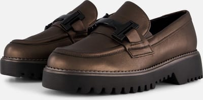 Gabor Loafers brons Leer - Dames - Maat 41.5