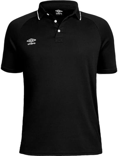 Umbro Torch Korte Mouw Poloshirt Zwart 4 Years Jongens