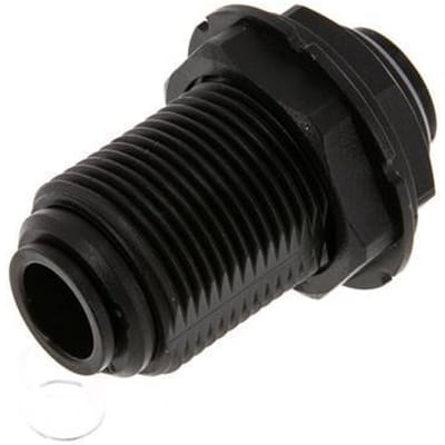 12mm POM Insteekfitting Schotdoorvoer NBR
