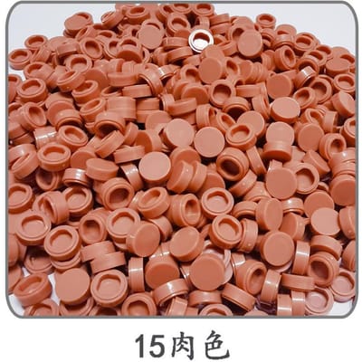 1000 stuks/partij Tegel 1x1 Rond 98138 Speciaal Blok MOC Bouwsteen Compacte Deeltjes Blokken Onderdelen Compatibel met LOGO Speelgoed