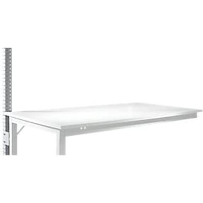 Opbouwframe, laag, Aanbouwtafel SPECIAAL werktafel-/werkbank UNIVERSAL/PROFI, aluminium zilver