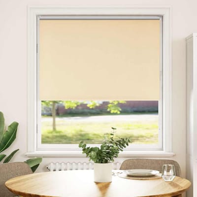 vidaXL - Rolgordijn - verduisterend - 100x130cm - stofbreedte - 95,7cm - polyester
