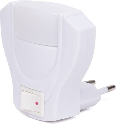 Benson LED nachtlampje - met schakelaar - helder wit licht - 220V - compact design