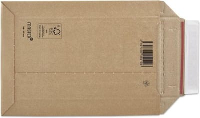 Verzendenveloppen van Karton - GolfKartonnen Enveloppen - 170x245mm - 100 stuks