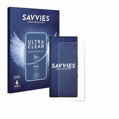 Savvies - Screenprotector voor ZTE Nubia Red Magic 9S Pro - Folie Beschermfolie transparant 6 Stuks