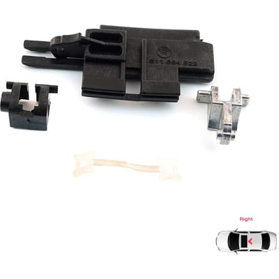 BSR535 4 Pièces Clips Supports de Rail de Guidage Coulissant de Toit Ouvrant Côté Droit pour BMW Série 5 E39 1996-2003 4/5 Portes X5 E53 2000-2006 811694522 54128202296