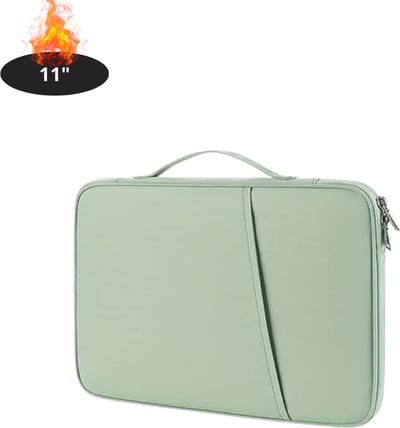 Nivard Laptoptas Krasbestendig - Laptop Sleeve - Rugtas - Schoudertas - Laptoshoes - Kantoortas - Dames & Heren - 11 Inch - Lichtgroen