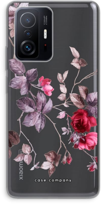 Case Company® - Hoesje geschikt voor Xiaomi 11T Pro hoesje - Mooie bloemen - Soft Cover Telefoonhoesje - Bescherming aan alle Kanten en Schermrand