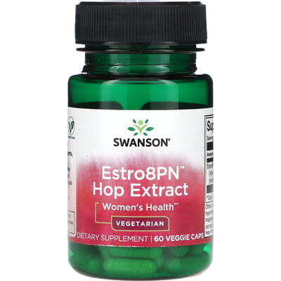 Estro8Pn Hop Extract, Vrouwen Gezondheid, Plantaardige Capsules 60 (10 mg per capsule)
