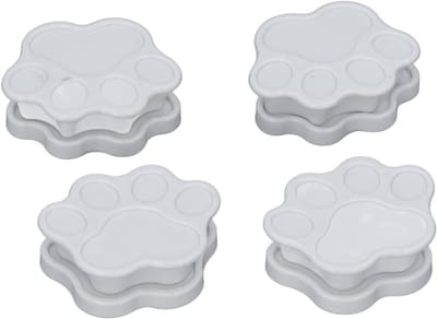Potty Training Pad Houder - Plas Pad Muursteun - Huisdieren Trainen - Magnetische Bevestiging - 4 Stuks - Wit