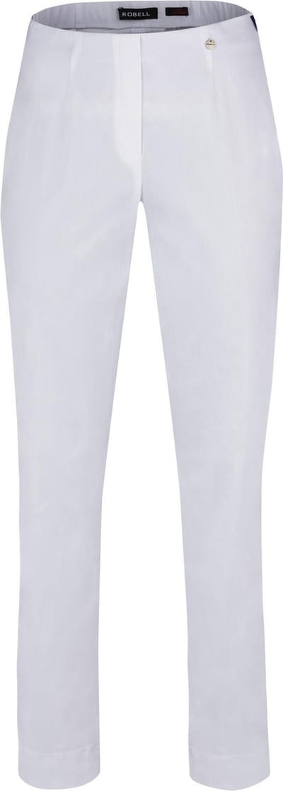 Robell Marie Dames Comfort Stretch Broek - Wit Maat 38