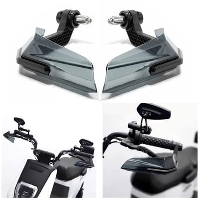 VT Goods - Handbescherming Motorfietsen - Slagvast Stuur - Zwart