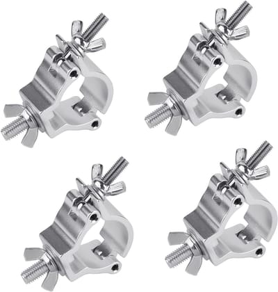 Snelkoppeling voor Podiumverlichting - TÜV Getest, 4 Truss Klemmen, 40mm Haken, Accessoires voor Verplaatsbare Verlichting, 100kg Draagvermogen