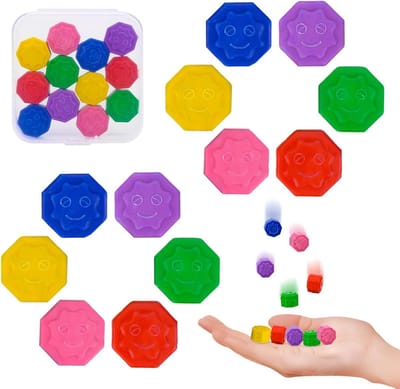 Korean Gonggi Spelset met 12 Stenen, Traditioneel Catching Game voor Volwassenen en Kinderen, Leuk en Educatief Spel voor Gezinnen