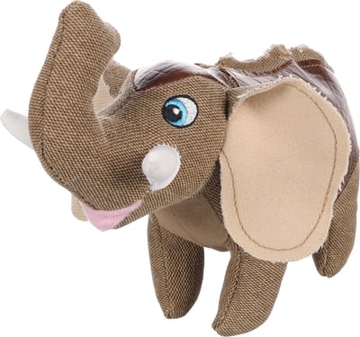 Flamingo Purza - Speelgoed Honden - Hs Pu Purza Olifant Bruin 19x30x21cm - 1st - 136717 - 1st