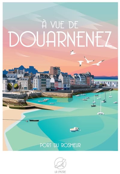 La Loutre puzzel Douarnenez 1000 stukjes - legpuzzel.