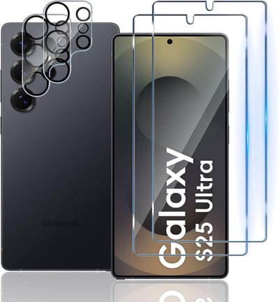 Screenprotector - Geschikt voor Samsung S25 Ultra Camera Screen Protector Beschermglas met 2X screenprotector