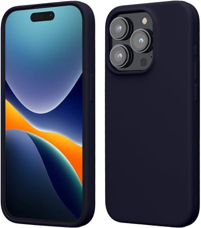kwmobile Case voor iPhone 15 Pro - Slank TPU-Hoesje met Zachte Afwerking - In deep ocean