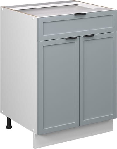 Vicco Fame-Line Keukenonderkast – 60 cm met lade, WB Antraciet Licht blauw-grijs