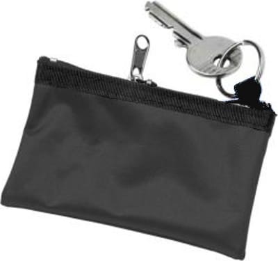 Sleutelhanger - Sleuteletui - Nylon Sleuteltasje - Zwart