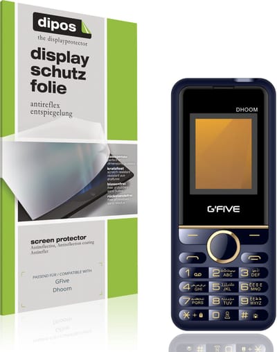 dipos – 4x Matte Beschermfolie geschikt voor GFive Dhoom | Krasbestendige & antireflecterende Screenprotector Ultra-Thin