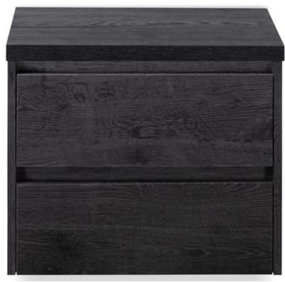 Dante Badmeubelset 60 cm - Black Oak - Wastafelbovenblad