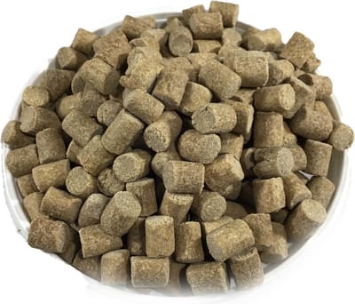 Reniers Fishing Carp Feed Fishmeal Pellet 8mm – Harde Vismeelpellets voor Baitband en Pellet Waggler - Maat : 1 kilo