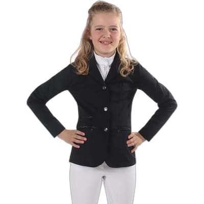 Qhp Paardrijjas Qhp Juliet Kids Zwart