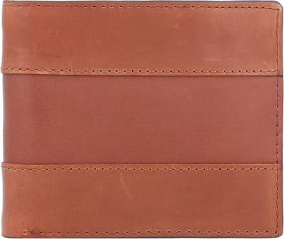 FOSSIL Portemonnee Everett Large Coin Pocket Bifold Medium Brown Bruine