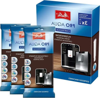Melitta 224562 filterpatroon voor koffieautomaten | 3 x Pro Aqua | preventie van verkalking | 3 patronen waterfilter | koffiegenot | lange levensduur koffiemachine | vers gefilterd water | optimale waterkwaliteit | minder ontkalking | Claris-systemen