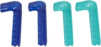 Schaatsbeschermers - Mesafdekking Schaats - Slijtage Voorkomen - Aanpasbare Pasvorm - 160-260 Mm - Blauw Groen
