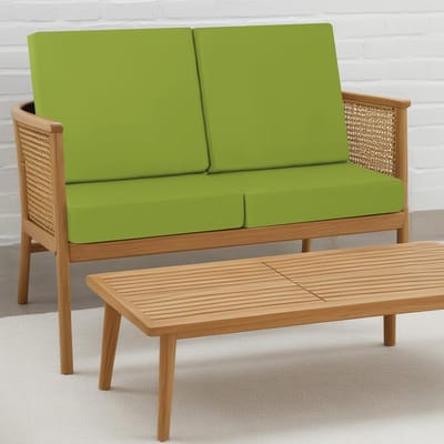 Unyqoos ® Hoogwaardige Weerbestendige Outdoor Stoelkussens Set voor Terras - Comfortabel en , 50 x 50 cm, Groen