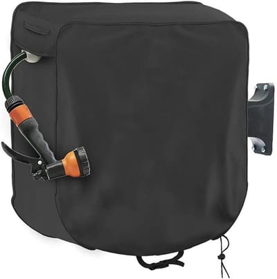 Beschermhoes Slanghaspel - Tuinslang Afdekking - Bescherming Tuinapparatuur - Robuust Oxford Weefsel - 60 x 45 x 60 cm - Zwart