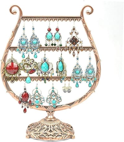 Sieraden Organizer - Juwelen Display - Persoonlijke Opslag - Hartvormig Design - 24.5 x 32cm - Zwart