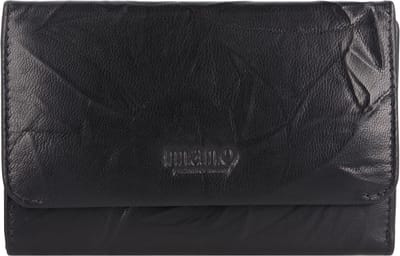 mano Donna Aurona Portemonnee RFID Leer 14,5 cm - Dames - Horizontaal - schwarz