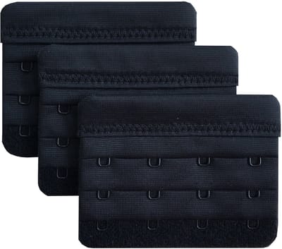 3 Stuks Dames Bh-Verlengstukken met 4 Haken, 5.8cm x 7.6cm