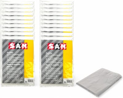 Sam Vloerfolie/Afdekfolie 4 x 4 meter - Voordeelverpakking 20 stuks