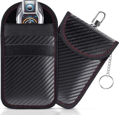 RFID autosleutel beschermhoes 2 stuks / Antidiefstal / Keyless entry bescherming / Keyless Go /Autosleutel hoesje / Autosleutel RFID / Beschermhoesje voor autosleutel / RFID protected / Etui voor autosleutel / Bankpasjes bescherming