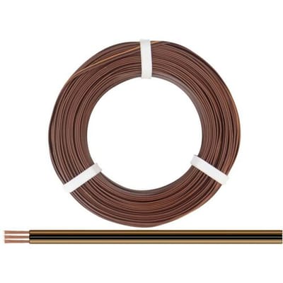Donau Elektronik 325-818-25 Draad 3 x 0.25 mm² + 3 x 0.25 mm² Donkerbruin, Zwart, Lichtbruin 25 m