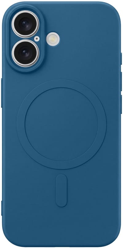 Just in Case hoesje geschikt voor iPhone 17 Hoesje geschikt voor MagSafe - Color Backcover - Blauw