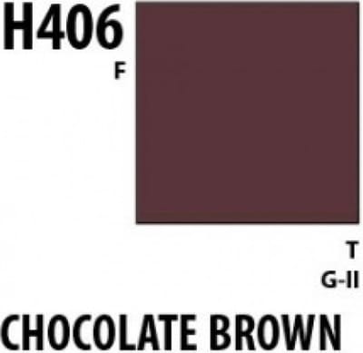 Gunze H-406 - Chocolate Brown F - Mr. Hobby Aqueous Modelbouwverf 10ml