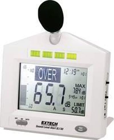 Extech SL130W Decibelmeter – 30 - 130 dB – 31.5 Hz - 8000 Hz