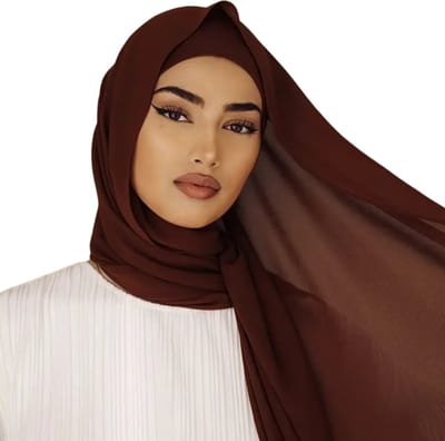 Bovista Hoofddoek - Hijab - Dames - Abaya - Sjaal - Islamitische Kleding - Moslim Kleding - Alhamdulillah - Donker beige